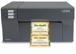 LX900 printing Vitamin Label