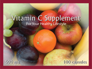 Vitamin label printed with LX400 Vitamin label printed with LX400